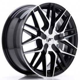 Felga JR Wheels JR28 17x7 ET35-45 BLANK Gloss Black Machined Face