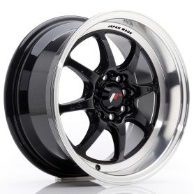 Felga JR Wheels TF2 15x7,5 ET10 4x100/114 Gloss Black