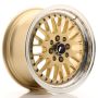 Felga JR Wheels JR10 15x7 ET30 4x100/108 Gold w/Machined Lip