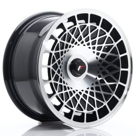 Felga JR Wheels JR14 15x8 ET20-25 Blank Gloss Black Machined Face