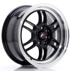 Felga JR Wheels JR7 15x7 ET38 4x100/114 Glossy Black w/Machined Lip