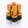 Felga Set of Aluminum air valves JR v2 - GOLD