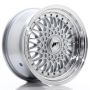 Felga JR Wheels JR9 16x8 ET25 4x100/108 Silver w/Machined Lip+Silver Rivets