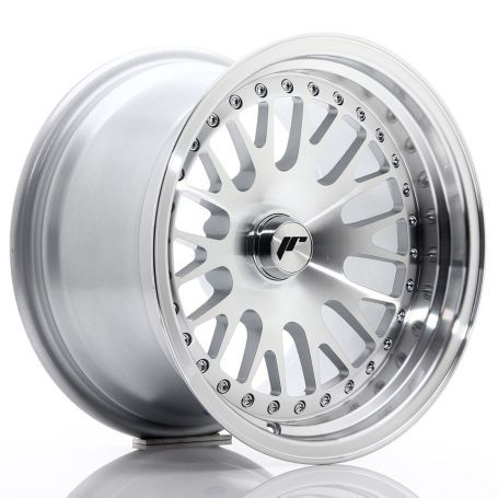 Felga JR Wheels JR10 15x9 ET0-20 Blank Silver Machined Face