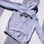 Felga JR Unisex Zip Hoodie Logo Light Grey Size XXL