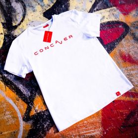 Felga Concaver Men's T-Shirt Logo White Size M