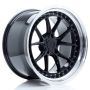 Felga JR Wheels JR39 19x11 ET0-25 5H BLANK Glossy Black w/Machined Lip