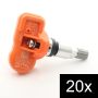 Felga 20pcs TPMS Autel MX-Sensor 433MHz Metal Stem Silver