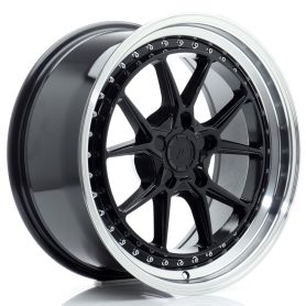 Felga JR Wheels JR39 18x8,5 ET15-35 5H BLANK Glossy Black w/Machined Lip