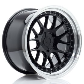 Felga JR Wheels JR40 18x10,5 ET15-22 5H BLANK Gloss Black w/Machined Lip