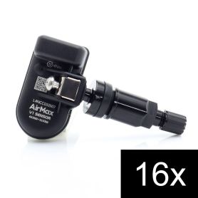 Felga 16pcs AirMax TPMS V1 Sensor 315+433MHz Metal Black