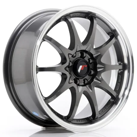 Felga JR Wheels JR5 16x7 ET30 5x100/114,3 Gun Metal w/Machined Lip