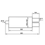 Tłumik Końcowy TurboWorks 2x76mm wejście 63,5mm