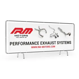 Baner z logo RM Motors 3x1