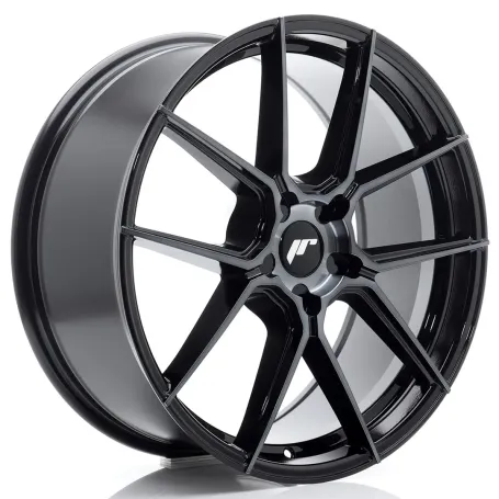 Felga JR Wheels JR30 20x8 ET20-40 5H BLANK Black Machined w/Tinted Face