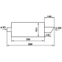 Tłumik Końcowy TurboWorks 105mm wejście 63,5mm