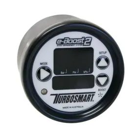 Electronic Boost Controller Turbosmart EBOOST2 66mm Biało-Czarny