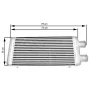 Intercooler TurboWorks 600x300x76 3" jednostronny Tube and Fin