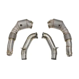 Downpipe BMW M850I/XI G14 G15 G16/M550i G30 / M650i / M750i G11 G12 with OPF N63 + Heat Shield