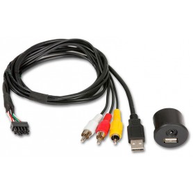 Interfejs USB/AUX dla Fiat, Citroën i Peugeot ALPINE KCU-1A